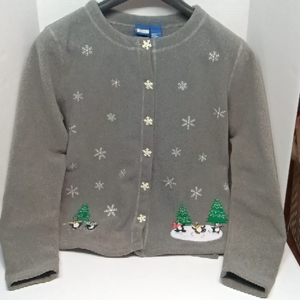 Christmas sweater size extra large Gray